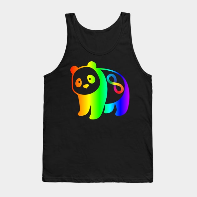 Panda Autism Acceptance Tank Top by mia_me